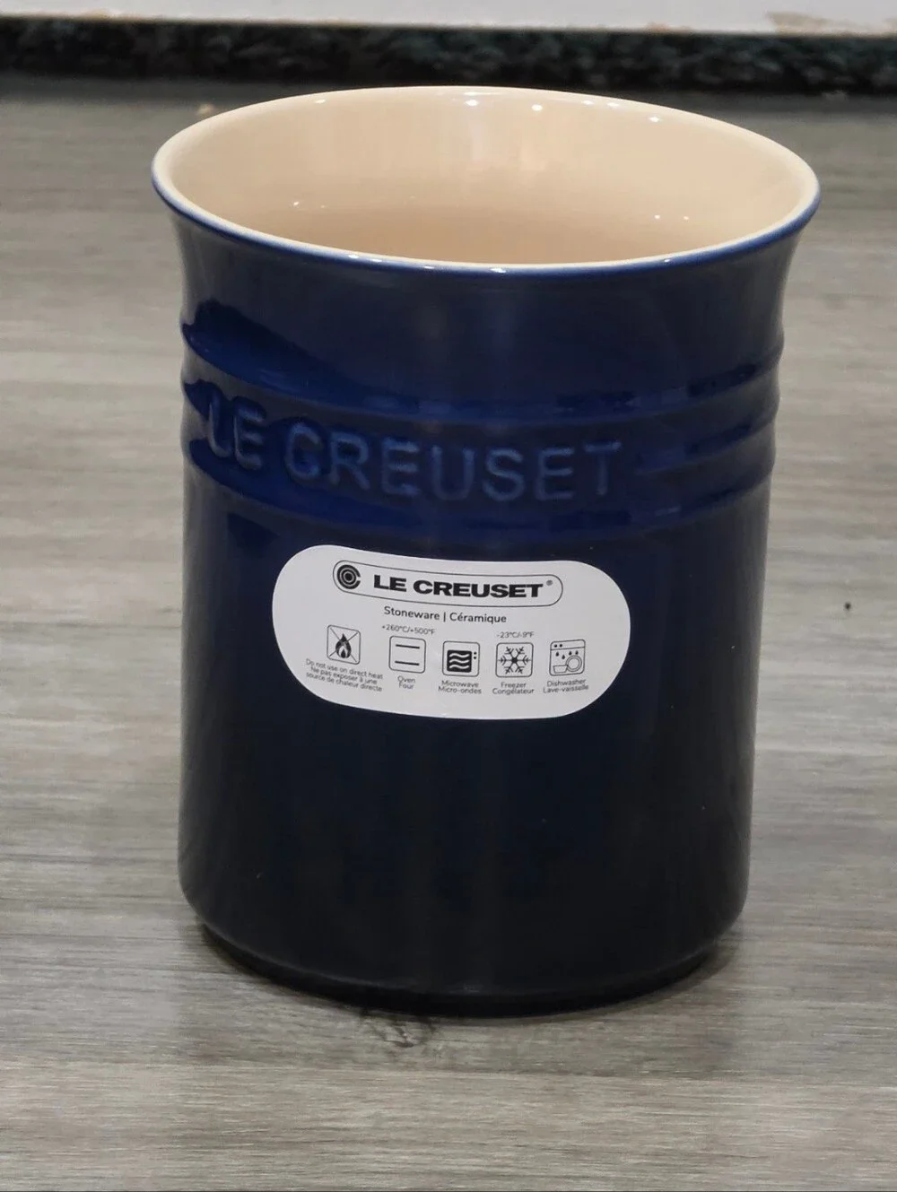 Le Creuset 1L Stoneware Utensil Crock- Indigo
